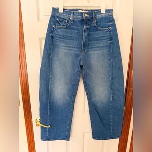 NWT Mother Full Pipe Flood Jeans in ‘It’s a Small World’ Size 30